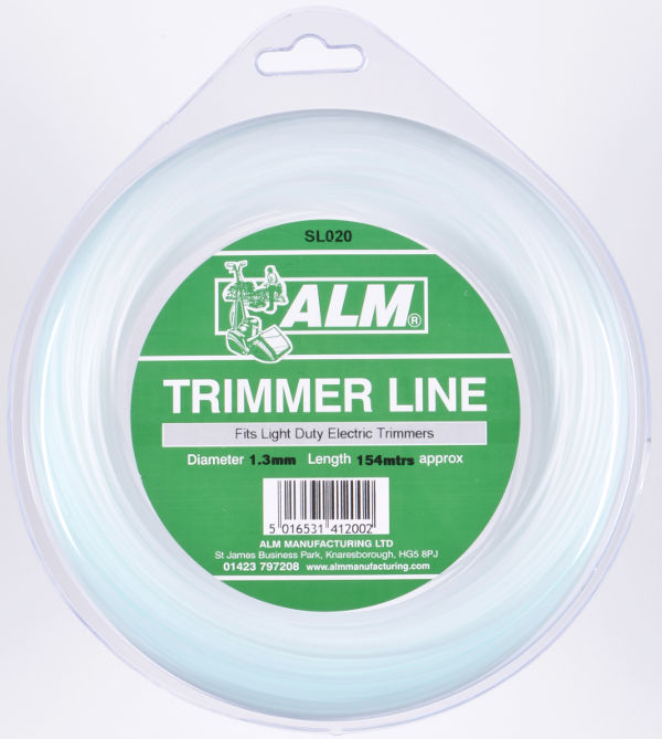 1.3mm x 153m - White Trimmer Line - 1/4kg - Click Image to Close
